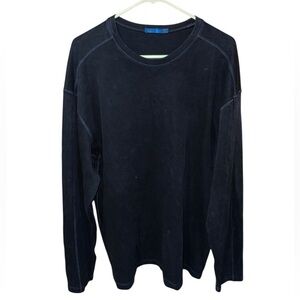 Agave Denim 100% Supima Cotton Black Long Sleeve Shirt Size 2XL